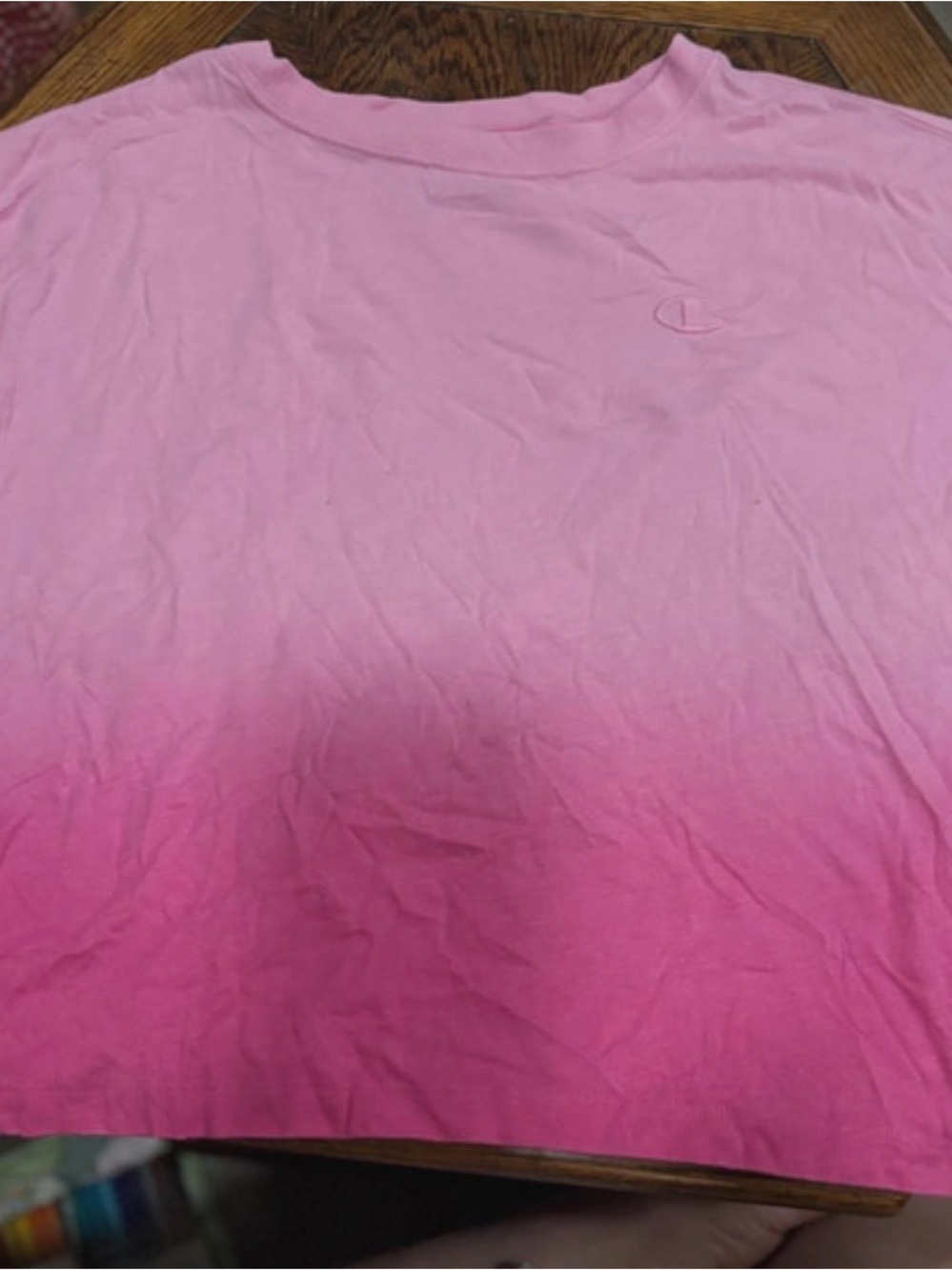Champion Pink Ombre Short Sleeve Tee